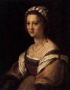 Andrea del Sarto Portrait of the Artists Wife painting